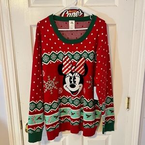 Shop Disney Minnie Mouse Christmas Sweater BNWT